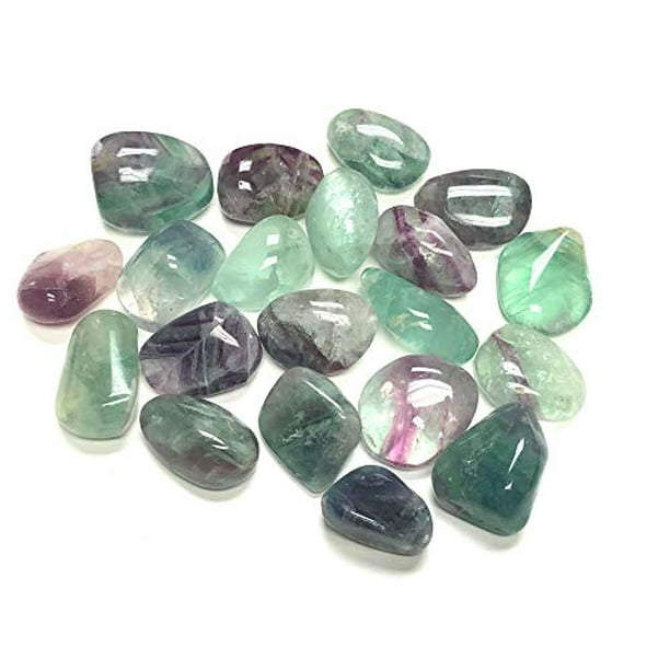 RAINBOW FLUORITE Mini Gemstone Chips Candlemaking Orgonite Wicca Roller Crystals